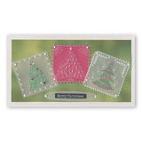 Barbara's Christmas Tree Sampler A4 Square Groovi Plate