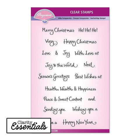 Barbara's Christmas Sentiments A5 Stamp Set