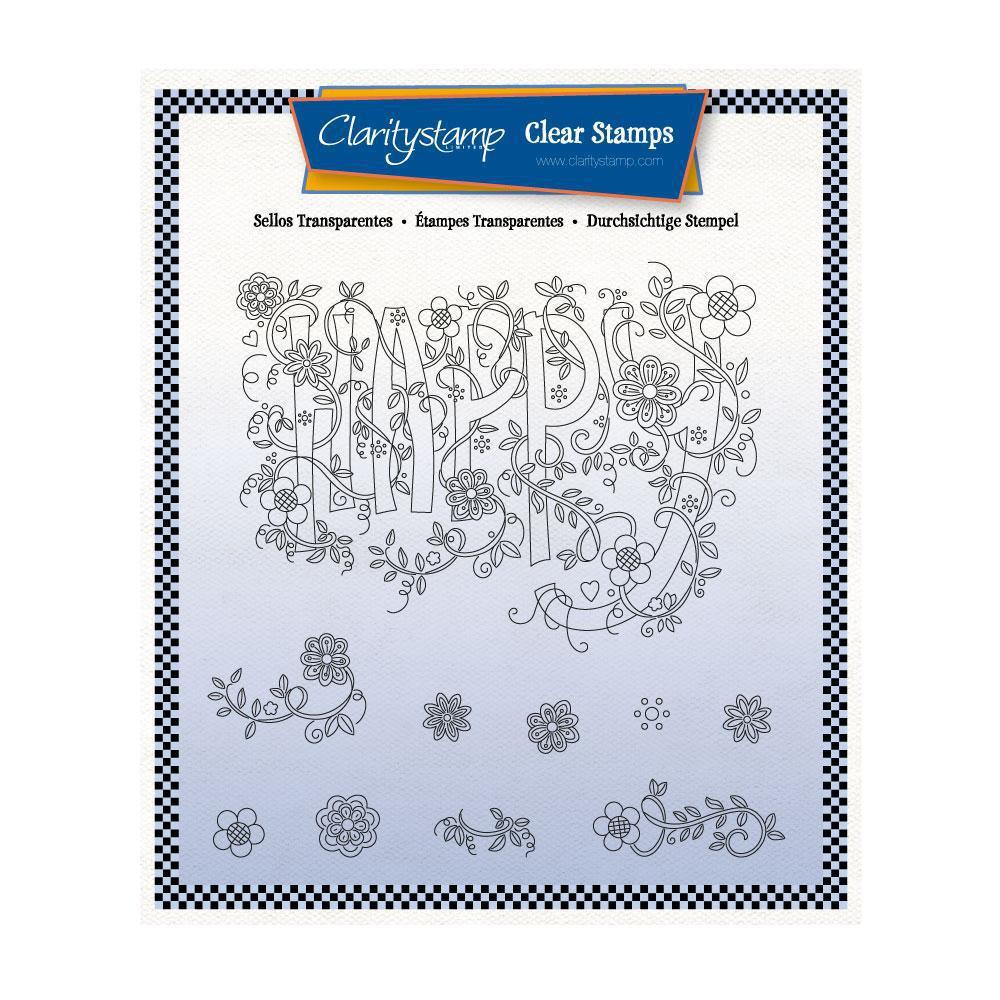 Barbara's SHAC Happy Doodle A5 Square Stamp Set