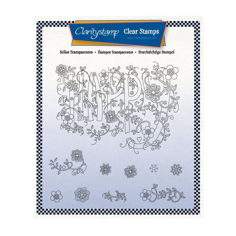 Barbara's SHAC Happy Doodle A5 Square Stamp Set
