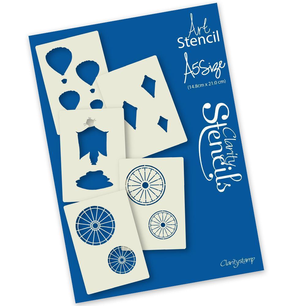 Barbara's SHAC Doodle Shapes A5 Stencil Collection
