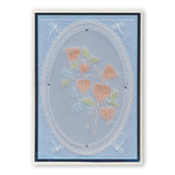 Barbara's Chinese Lantern Spray & Dragonflies A6 & Spacer Groovi Plate Trio