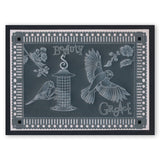 Word Chain Collection Groovi Border Plate & Mate Set + Groovi Border Folder