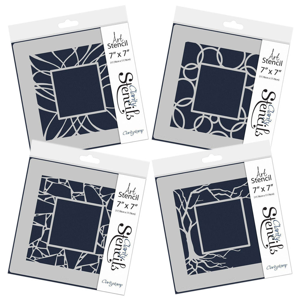 Box Frames 1 7" x 7" Stencil Collection