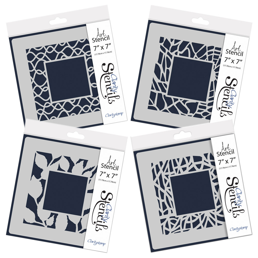 Box Frames 2 7" x 7" Stencil Collection