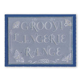 Oooh-La-La Knickers & Bra A4 Square Groovi Plate Set
