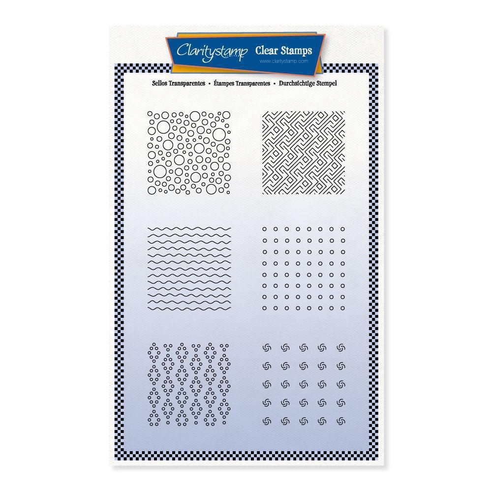 Textures - Bubbles A5 Stamp Set