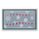 Bunting Alphabet Groovi Border Plate