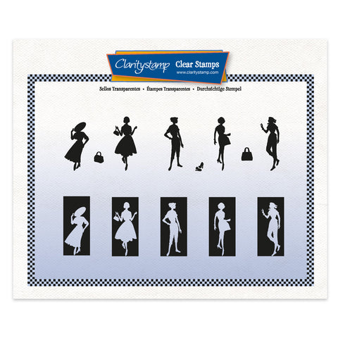 Catwalk Rectangles A5 Stamp Set
