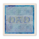 Large Celtic Illuminated Alphabet A4 Square Groovi Plate