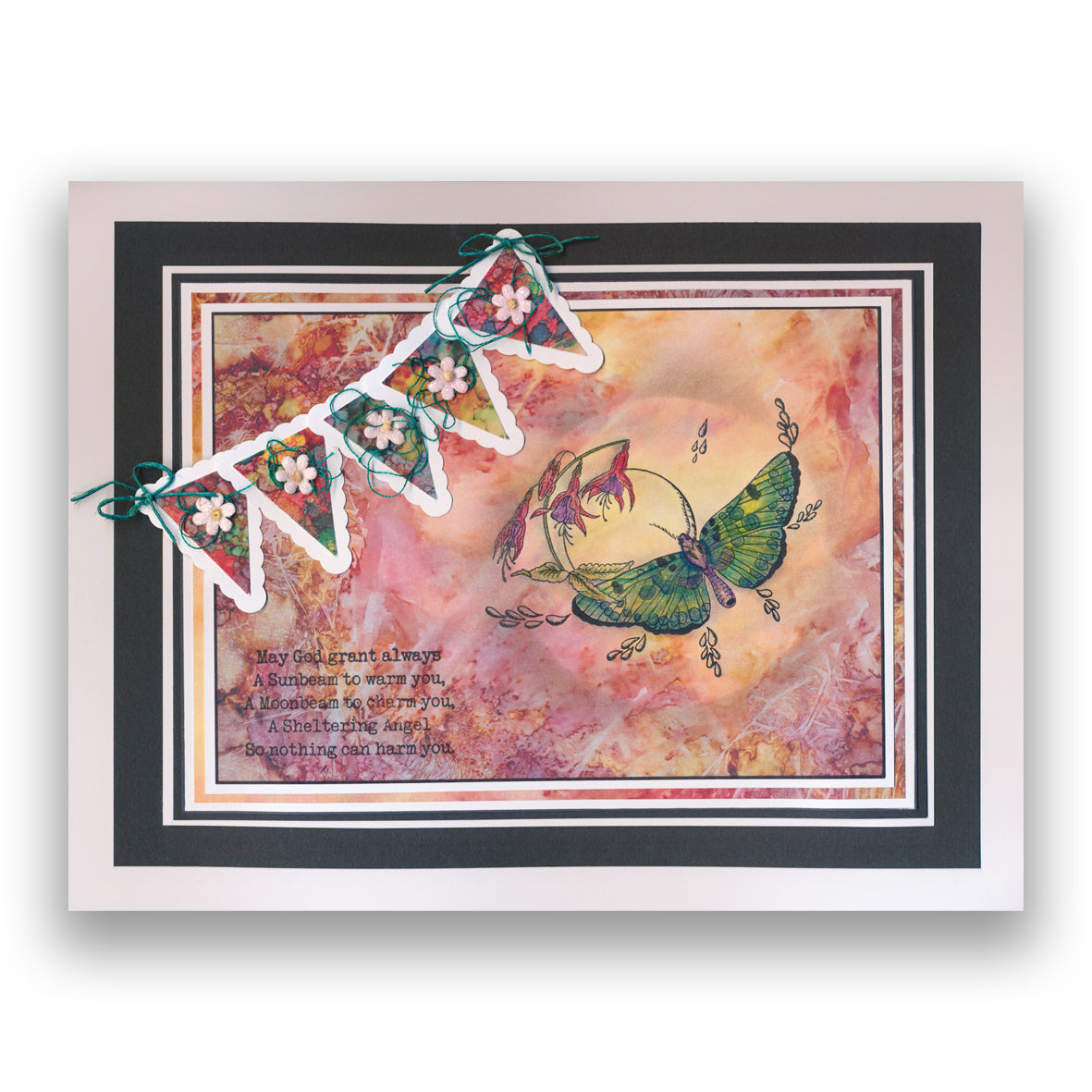 CLEARANCE After the Darkest Night A6 Square Stamp & Mask Set