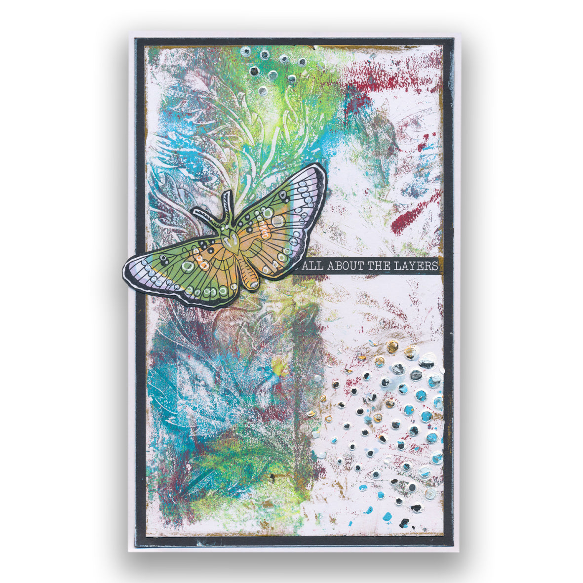 CLEARANCE After the Darkest Night Elements A5 Stamp & Mask Set