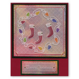 Christmas Rounds Collection A5 Square Groovi Plate Set