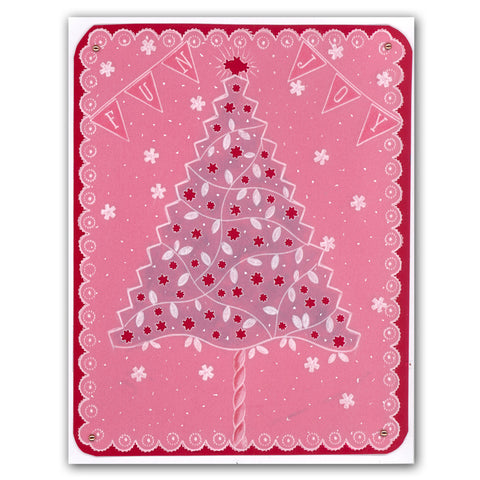 Christmas Tree A5 Square Groovi Plate