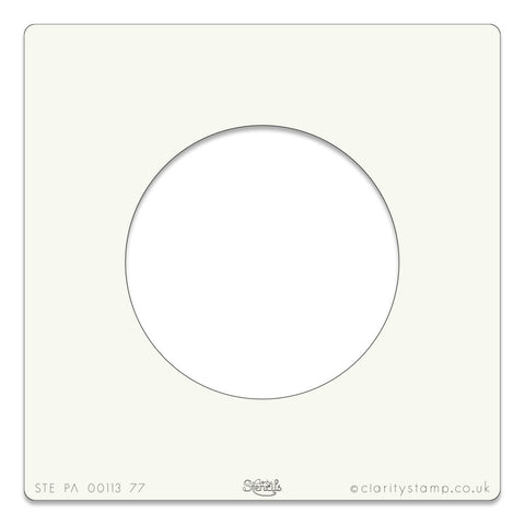 Circle Frame 7" x 7" Stencil