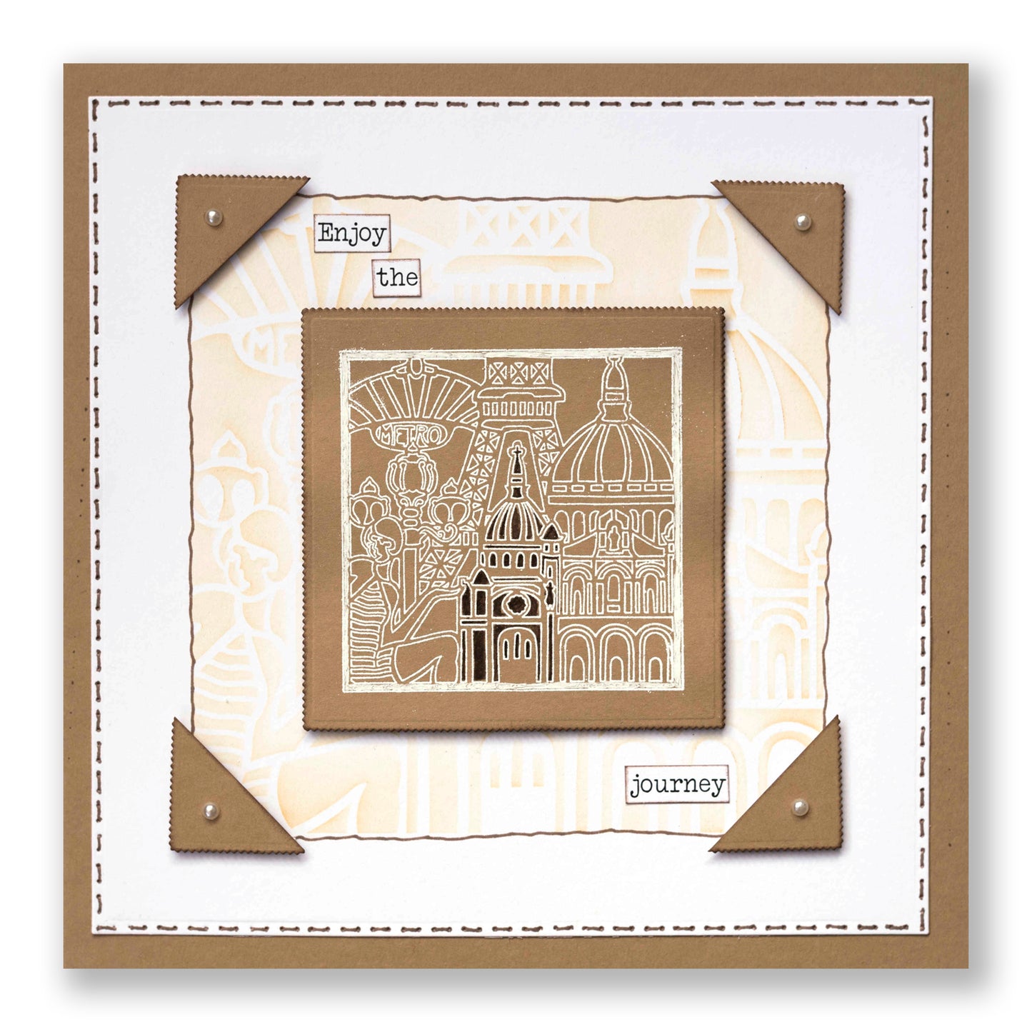 CLEARANCE City of Paris - Three Way Overlay A4 Slim Stamp Set