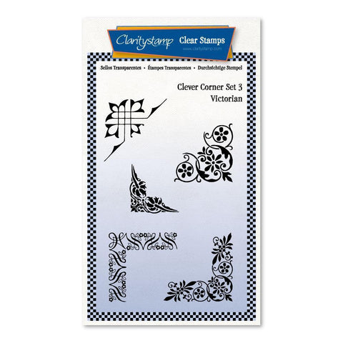 Clever Corners Set 3 - Victorian A6 Stamp Set