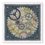 Clocks & Cogs A5 Square Groovi Plate Duo