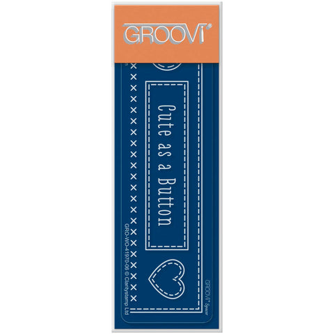 Barbara's SHAC Cute as a Button Groovi Spacer Plate (for A6)
