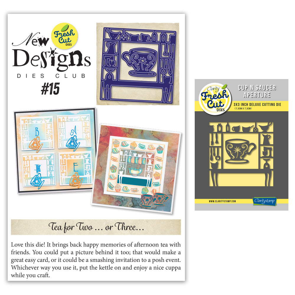 New Design Dies Back Issue - 15 - Cup & Saucer