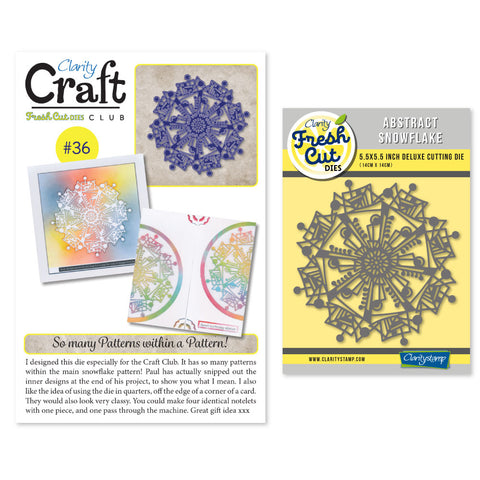 New Design Dies Back Issue - 36 - Abstract Snowflake