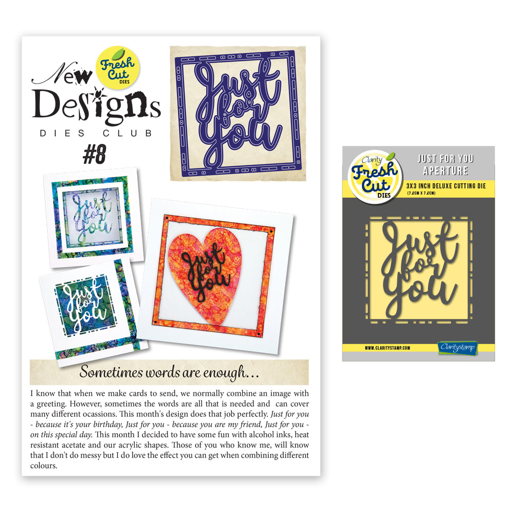 New Design Dies Back Issue - 08 - Just for You