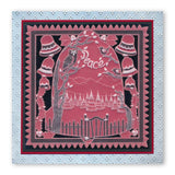 During this Christmas Verses A5 Square Groovi Plate Set