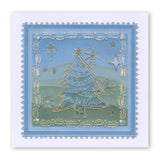During this Christmas Verses A5 Square Groovi Plate Set
