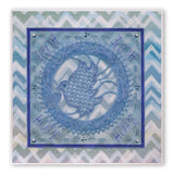 During this Christmas Verses A5 Square Groovi Plate Set