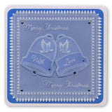 During this Christmas Verses A5 Square Groovi Plate Set