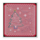 During this Christmas Verses A5 Square Groovi Plate Set