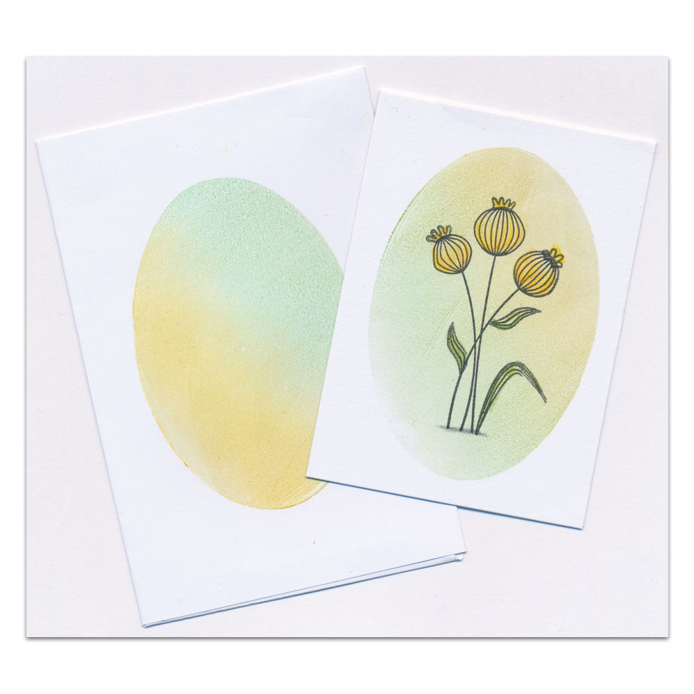 KISS by Clarity - Build-a-Scene Seed Pods A6 Stamp Set