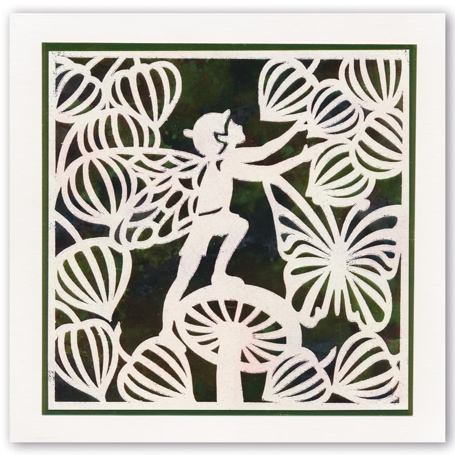 Dewdrop Fairy 7" x 7" Stencil