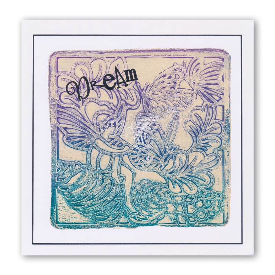 Thistledown Fairy 7" x 7" Stencil