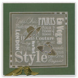 Elegant Expressions A5 Square Groovi Plate
