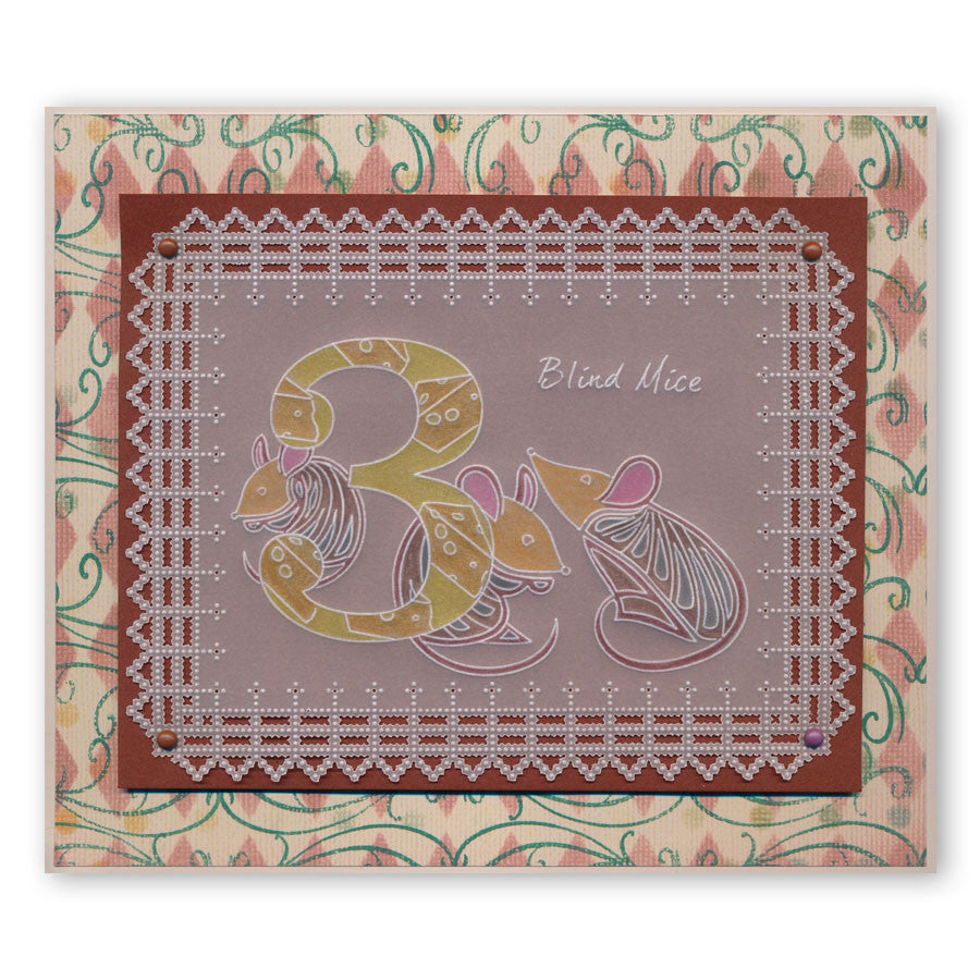 Mice A6 Square Groovi Baby Plate