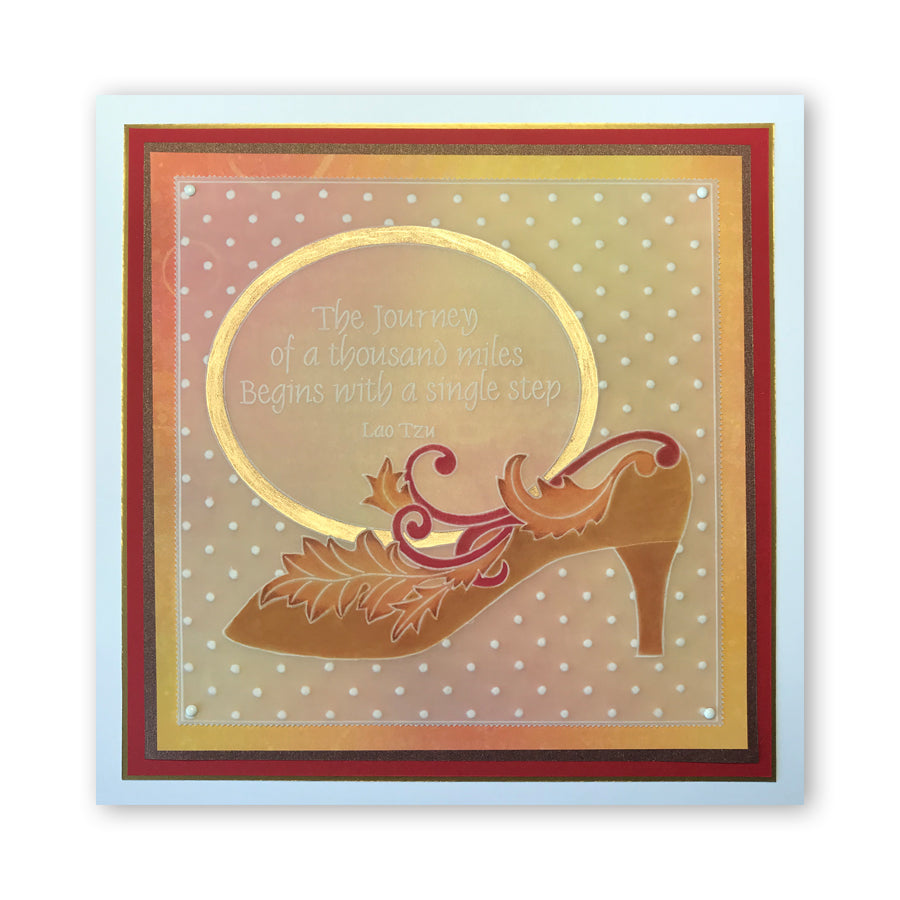 Faith Filigree Swirls A6 Groovi Plate