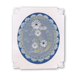 Floral Alphabet - Letter D A6 Square Groovi Plate