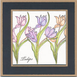 Linda's Tatty Tulip A6 Stamp & Mask Set