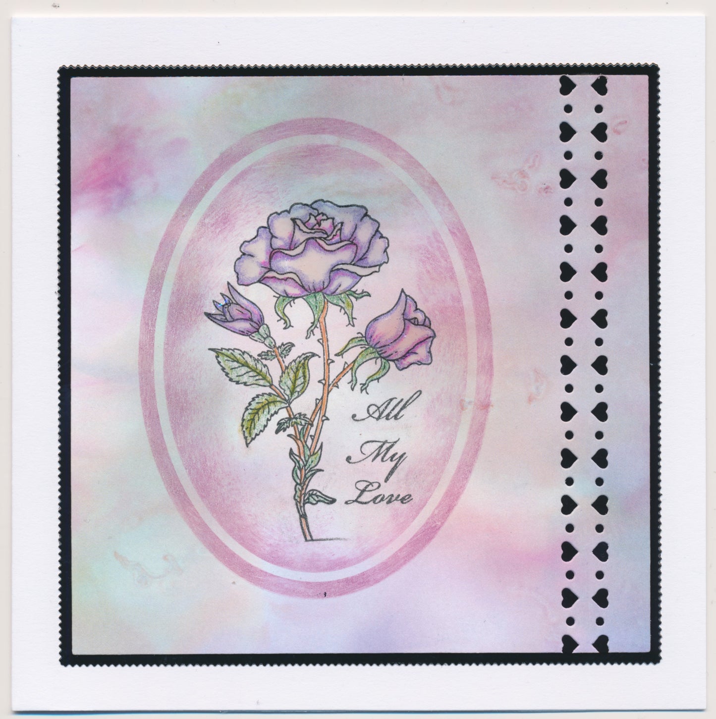 Linda's Rose A6 Stamp & Mask Set