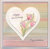 Linda's Tatty Tulip A6 Stamp & Mask Set