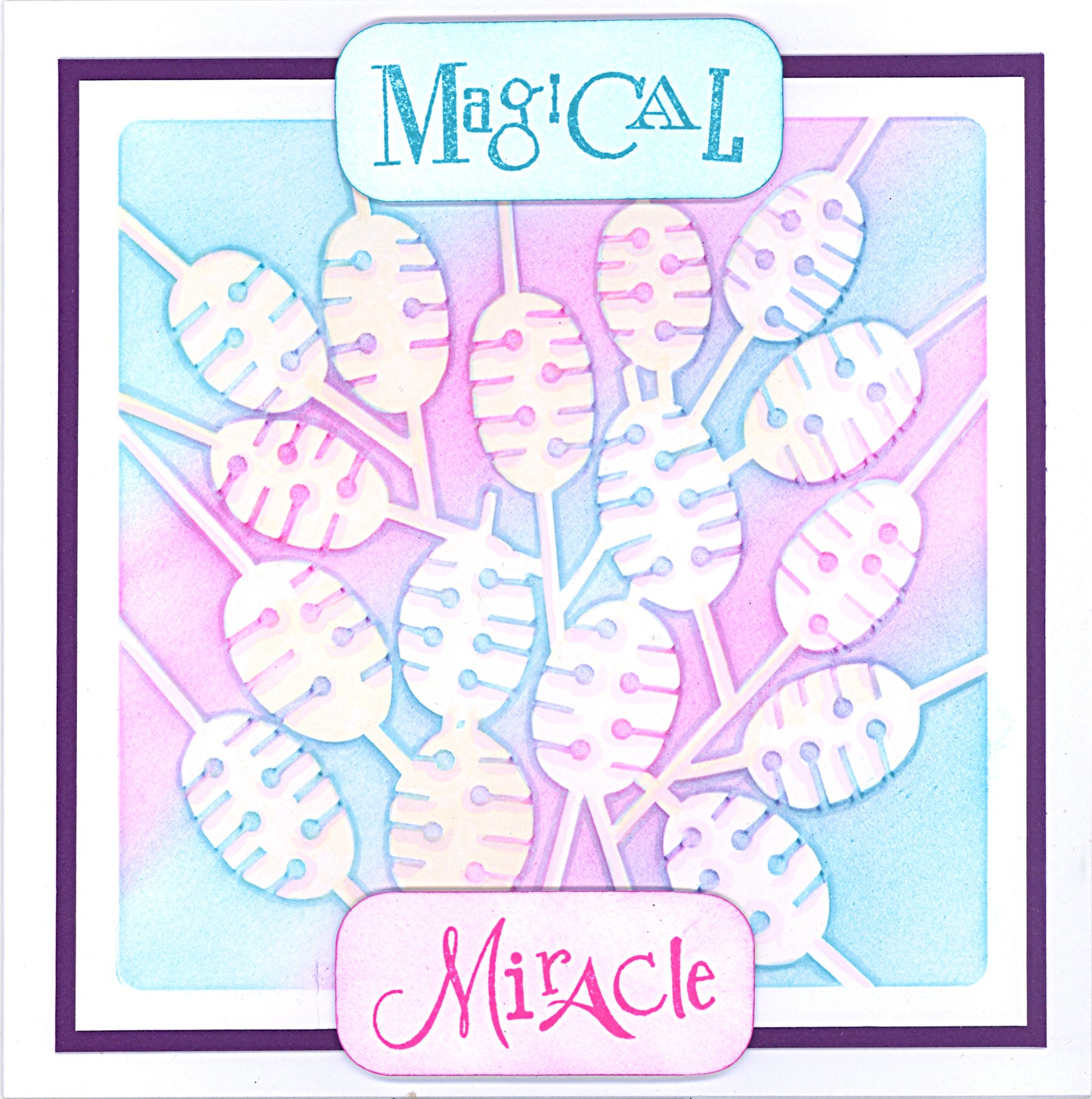 Honesty 7" x 7" Stencil