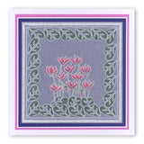 Flowers & Vases A6 Square Groovi Baby Plate Set