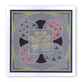Flowers & Vases A6 Square Groovi Baby Plate Set