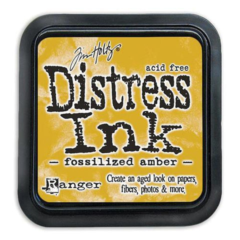 Distress Ink Pad - Fossilized Amber