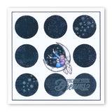 Framework Circles 7" x 7" Stencil