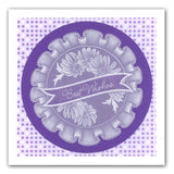Frilly Circle & Friends A5 Square Groovi Plate Duo
