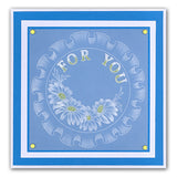 Frilly Circle & Friends A5 Square Groovi Plate Duo