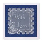 Frilly Square & Friends A5 Square Groovi Plate Duo