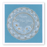 Frilly Circle & Friends A5 Square Groovi Plate Duo